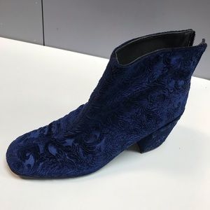 Stuart Weitzman Bacari Romantic Velvet Bootie